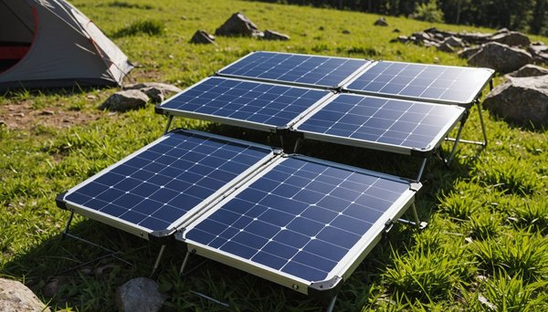 Quels sont les avantages de l'utilisation de panneaux solaires pliables en camping?