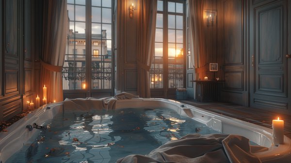 Escapade romantique : optez pour une chambre avec jacuzzi privatif à Lyon